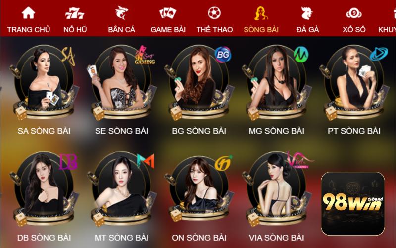 Giới Thiệu 98Win 3 Đa dạng thể loại cá cược hấp dẫn tại 98Win